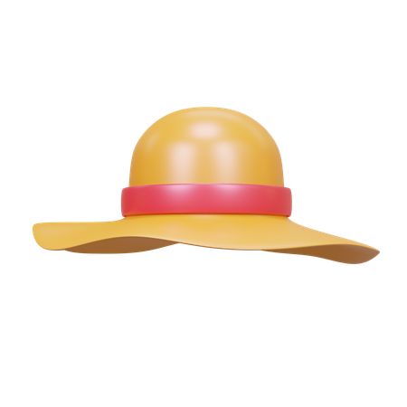 Sombrero de playa  3D Icon