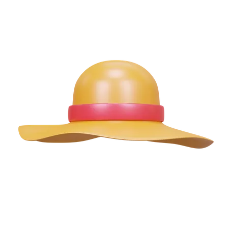 Sombrero de playa  3D Icon