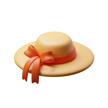 Sombrero de playa  3D Icon