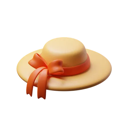 Sombrero de playa  3D Icon