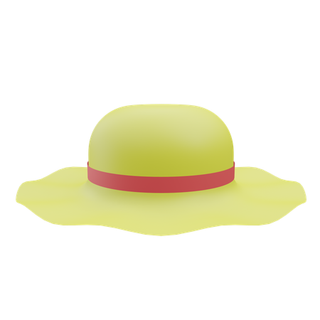 Sombrero de playa  3D Icon