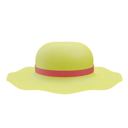 Sombrero de playa  3D Icon