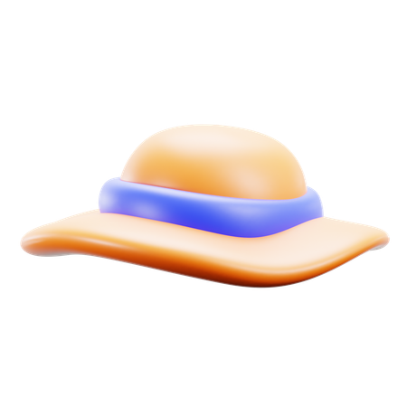 Sombrero de playa  3D Icon