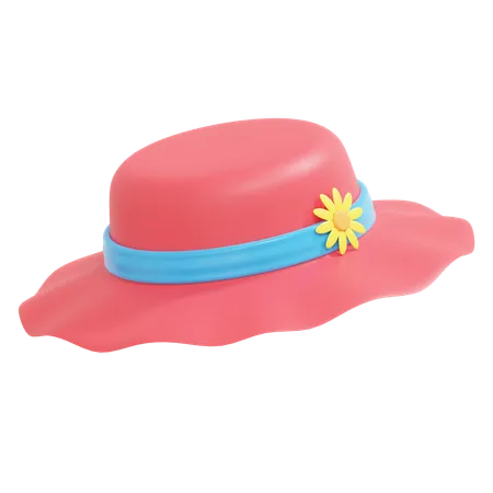 Sombrero de playa  3D Icon