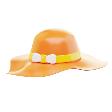 Sombrero de playa  3D Icon