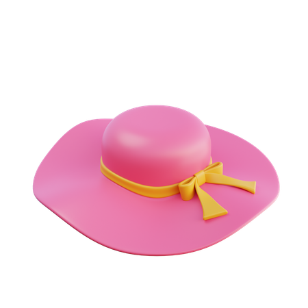 Sombrero de playa  3D Icon