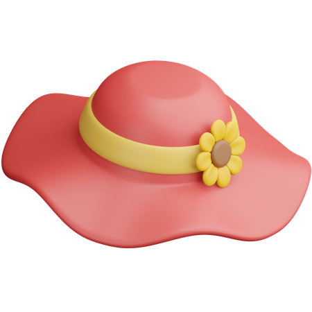 Sombrero de playa  3D Icon