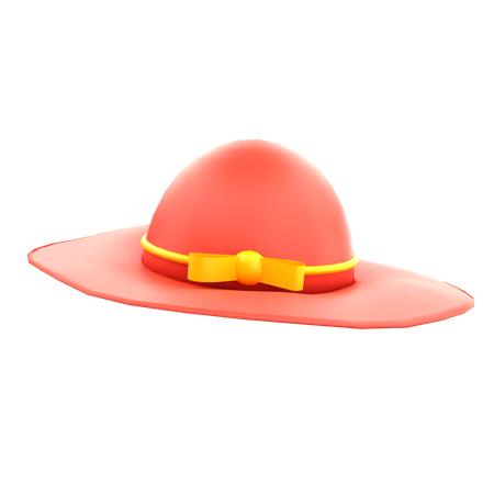 Sombrero de playa  3D Icon