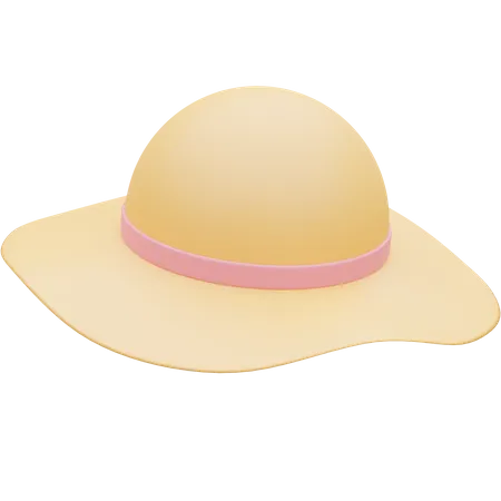 Sombrero de playa  3D Icon