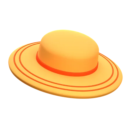 Sombrero de playa  3D Icon