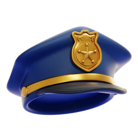 Sombrero de policia  3D Icon