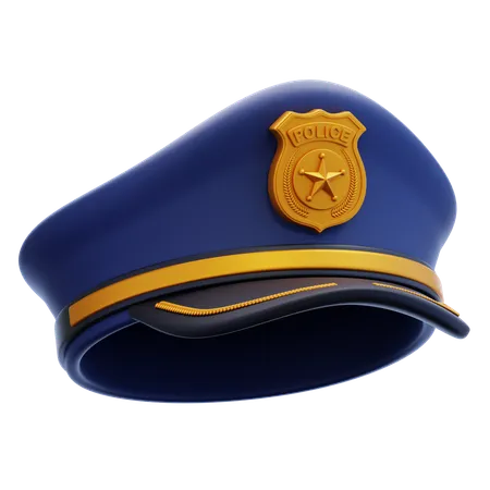 Sombrero de policia  3D Icon