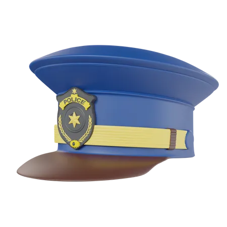 Sombrero de policia  3D Icon