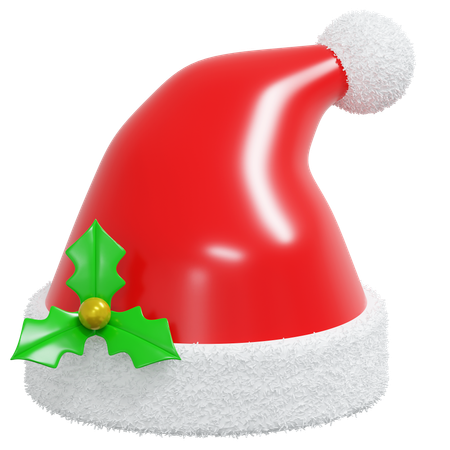 Sombrero de Santa  3D Icon