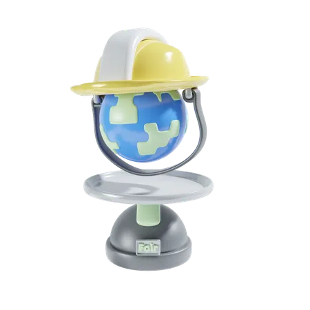 Sombrero de trabajo  3D Icon