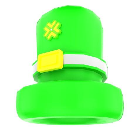 Sombrero de trébol  3D Icon