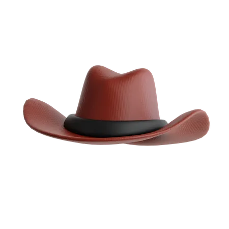 Sombrero de vaquero  3D Icon