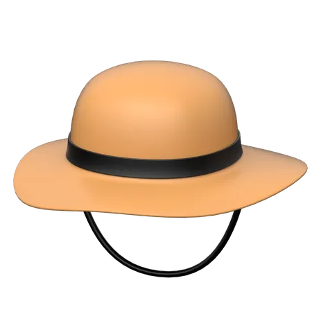 Sombrero de verano  3D Icon