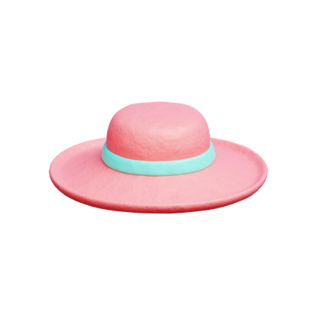 Sombrero de verano  3D Icon