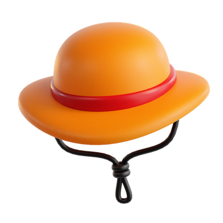 Sombrero de verano  3D Icon