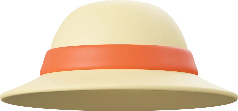 Sombrero de verano  3D Icon