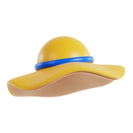 Sombrero de verano  3D Icon