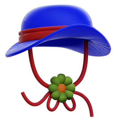 Sombrero de verano  3D Icon