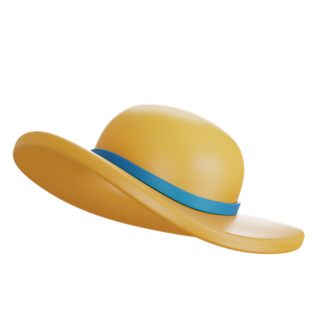 Sombrero de verano  3D Icon