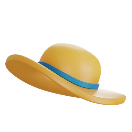 Sombrero de verano  3D Icon
