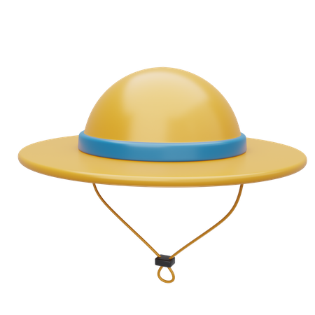 Sombrero de verano  3D Icon