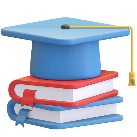 Sombrero de diploma  3D Illustration
