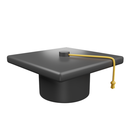 Sombrero de graduado  3D Icon