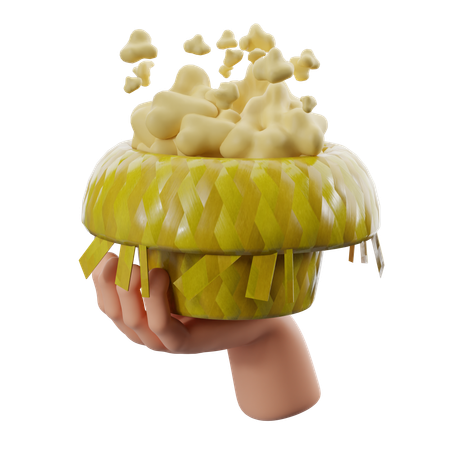 Sombrero junina  3D Icon