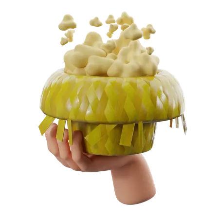 Sombrero junina  3D Icon