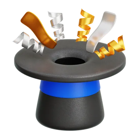 Sombrero mágico  3D Icon