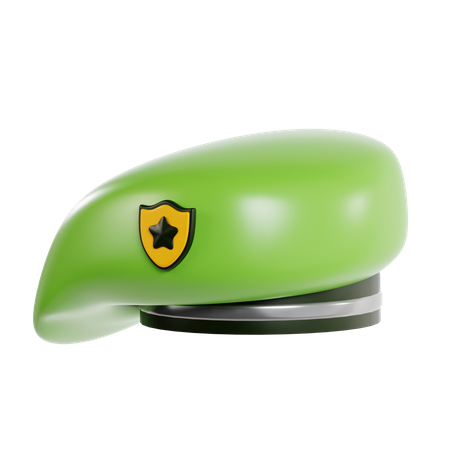 Sombrero militar  3D Icon