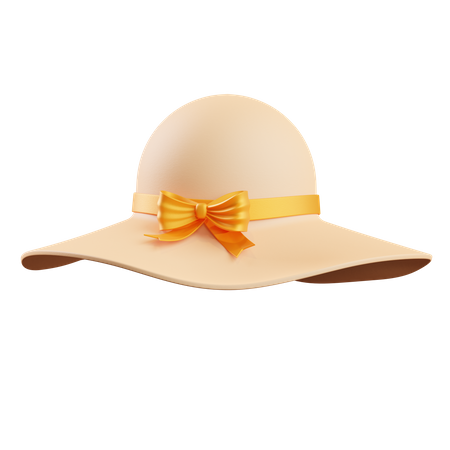 Sombrero de mujer  3D Icon