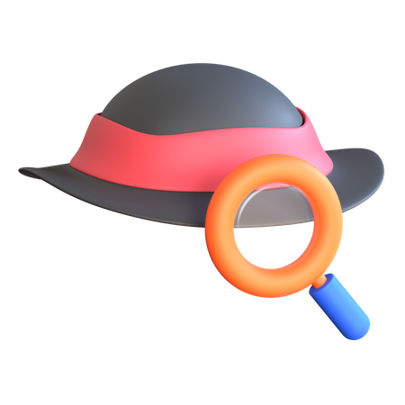 Sombrero negro  3D Icon