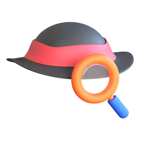 Sombrero negro  3D Icon