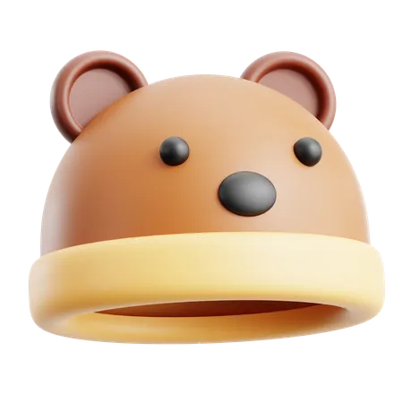 Sombrero de oso  3D Icon