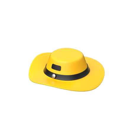 Sombrero pamela  3D Icon