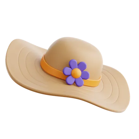 Sombrero pamela  3D Icon