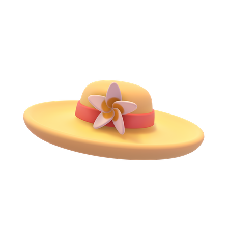 Sombrero pamela  3D Icon