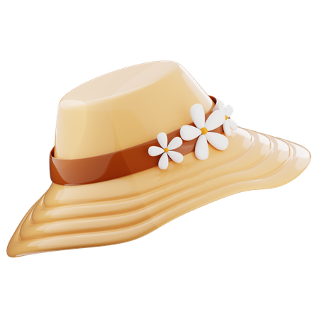 Sombrero para el sol  3D Icon