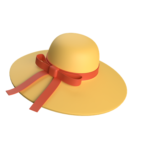 Sombrero para el sol  3D Icon