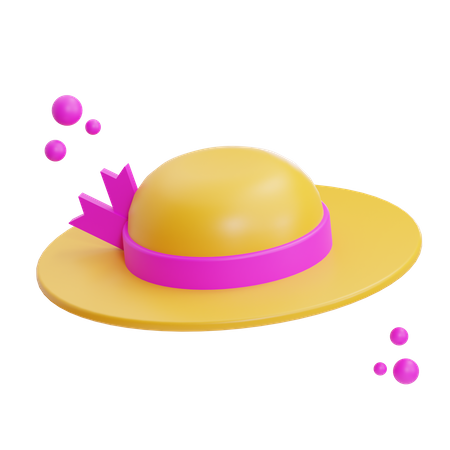 Sombrero para el sol  3D Icon