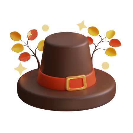 Sombrero de peregrino  3D Icon