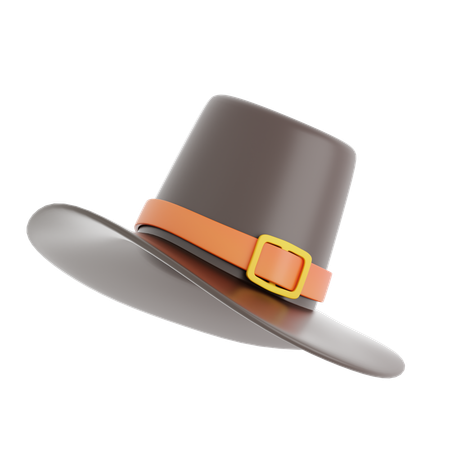 Sombrero de peregrino  3D Icon