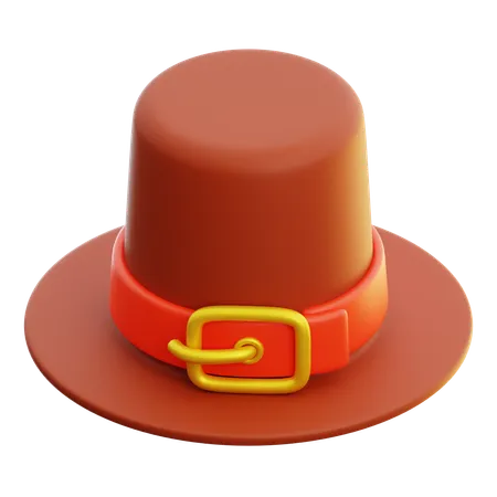 Sombrero de peregrino  3D Icon