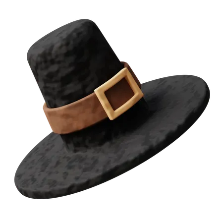 Sombrero de peregrino  3D Icon